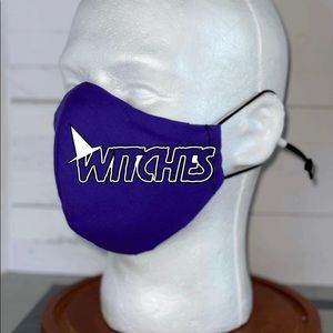 Witches face mask Halloween glow in the dark